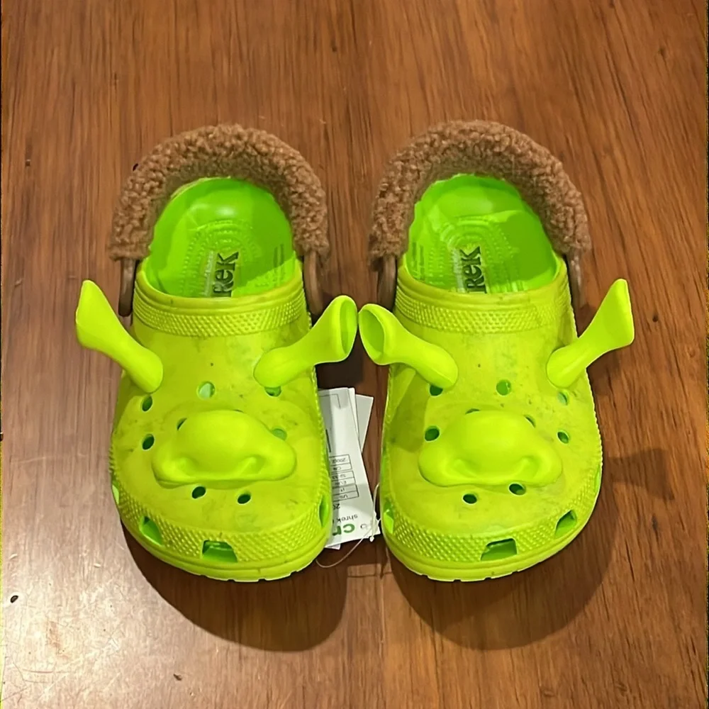 Crocs X Shrek Clogs Shoes new Boys Girls Kids Size 13 - C13